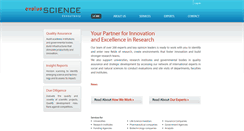 Desktop Screenshot of evaluescience.com