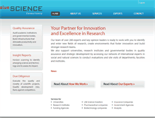 Tablet Screenshot of evaluescience.com